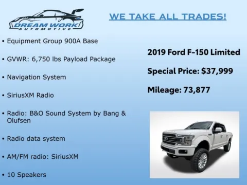 Photos of 2019 Ford F-150 Limited for sale in Charlotte, NC at Dream Work Automotive