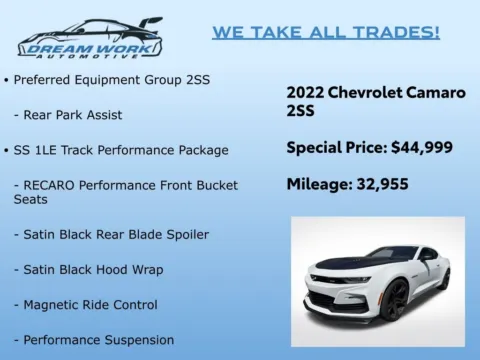 Photos of 2022 Chevrolet Camaro SS for sale in Charlotte, NC at Dream Work Automotive