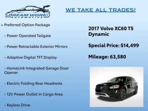 Photos of 2017 Volvo XC60 T5 Dynamic for sale in Charlotte, NC at Dream Work Automotive