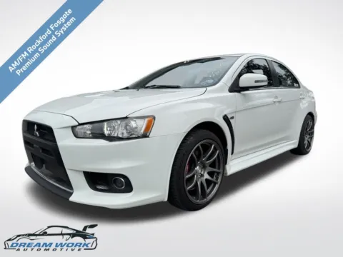 White 2015 Mitsubishi Lancer Evolution MR for sale in Charlotte, NC