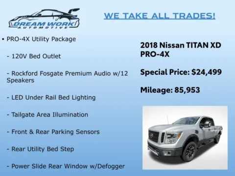 Photos of 2018 Nissan Titan XD PRO-4X for sale in Charlotte, NC at Dream Work Automotive