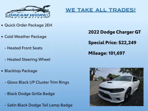 Photos of 2022 Dodge Charger GT for sale in Charlotte, NC at Dream Work Automotive