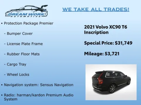 Photos of 2021 Volvo XC90 T6 Inscription for sale in Charlotte, NC at Dream Work Automotive