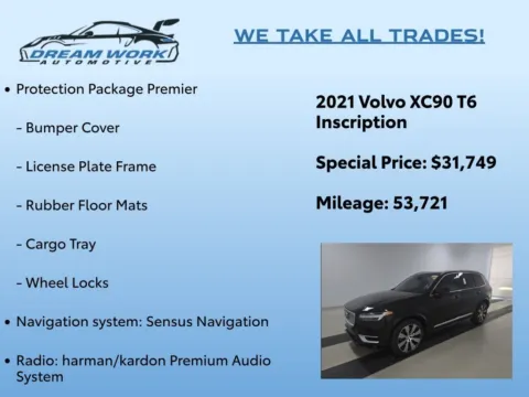 Photos of 2021 Volvo XC90 T6 Inscription for sale in Charlotte, NC at Dream Work Automotive