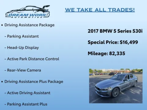 Photos of 2017 BMW 5 Series 530i for sale in Charlotte, NC at Dream Work Automotive