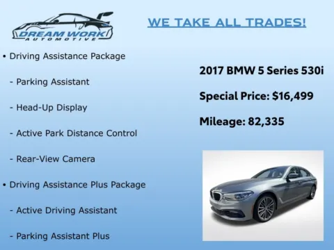 Photos of 2017 BMW 5 Series 530i for sale in Charlotte, NC at Dream Work Automotive