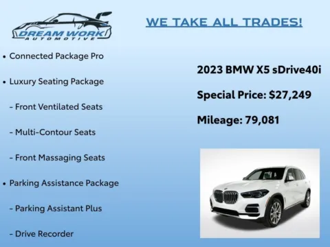 Photos of 2023 BMW X5 sDrive40i for sale in Charlotte, NC at Dream Work Automotive