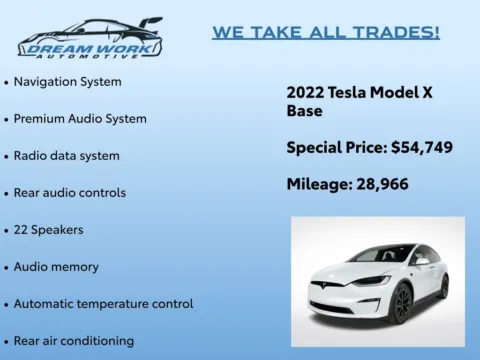 Photos of 2022 Tesla Model X for sale in Charlotte, NC at Dream Work Automotive