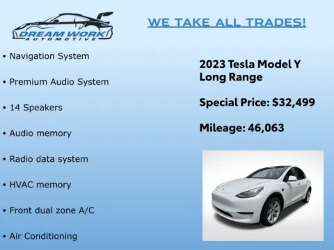 Photos of 2023 Tesla Model Y Long Range for sale in Charlotte, NC at Dream Work Automotive