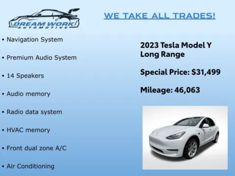 Photos of 2023 Tesla Model Y Long Range for sale in Charlotte, NC at Dream Work Automotive
