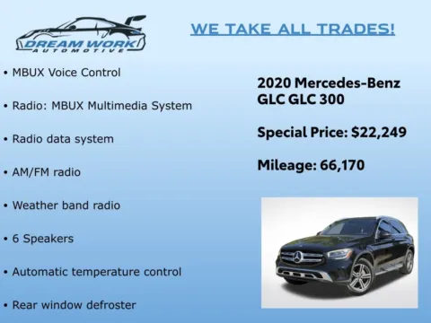 Photos of 2020 Mercedes-Benz GLC 300 for sale in Charlotte, NC at Dream Work Automotive