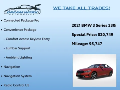 Photos of 2021 BMW 3 Series 330i for sale in Charlotte, NC at Dream Work Automotive