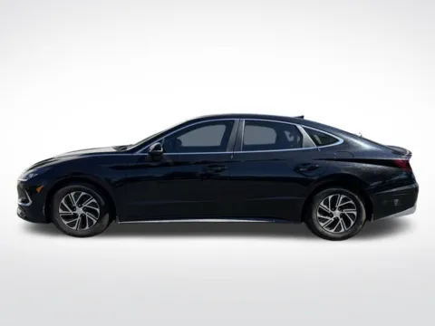 Another view of 2021 Hyundai Sonata Hybrid Blue for sale in Charlotte, NC at Dream Work Automotive
