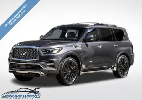 Gray 2022 INFINITI QX80 LUXE for sale in Charlotte, NC