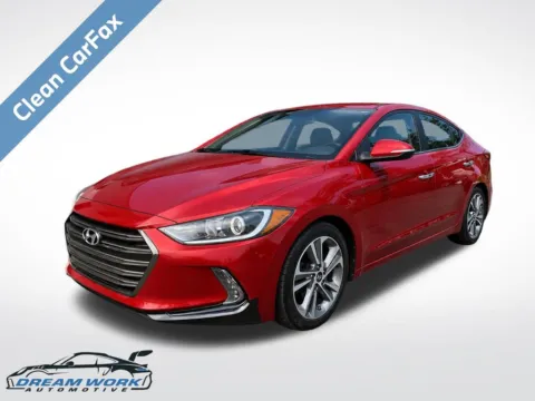 Red 2017 Hyundai Elantra Limited for sale in Charlotte, NC
