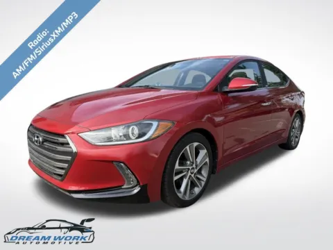 Red 2017 Hyundai Elantra Limited for sale in Charlotte, NC