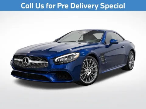 Blue 2017 Mercedes-Benz SL-Class SL 550 for sale in Charlotte, NC