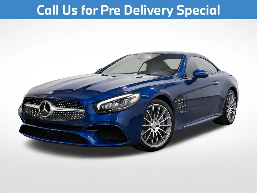 Blue 2017 Mercedes-Benz SL-Class SL 550 for sale in Charlotte, NC
