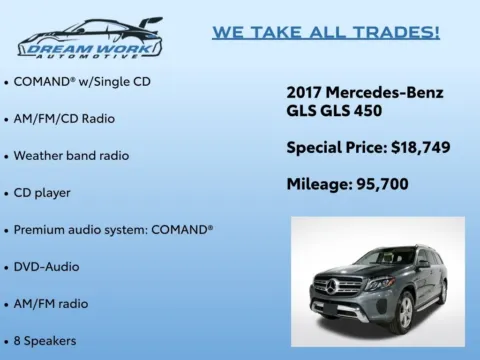 Photos of 2017 Mercedes-Benz GLS 450 for sale in Charlotte, NC at Dream Work Automotive