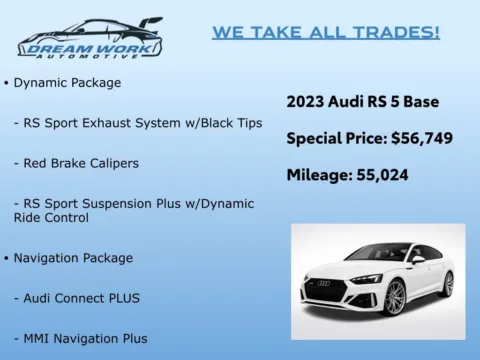 Photos of 2023 Audi RS 5 2.9T for sale in Charlotte, NC at Dream Work Automotive