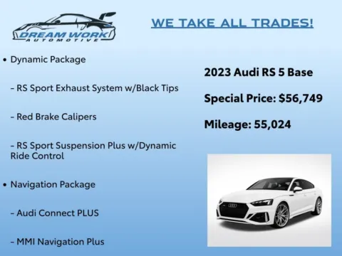 Photos of 2023 Audi RS 5 2.9T for sale in Charlotte, NC at Dream Work Automotive