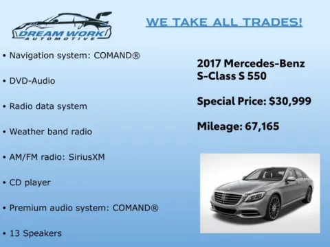 Photos of 2017 Mercedes-Benz S-Class S 550 for sale in Charlotte, NC at Dream Work Automotive