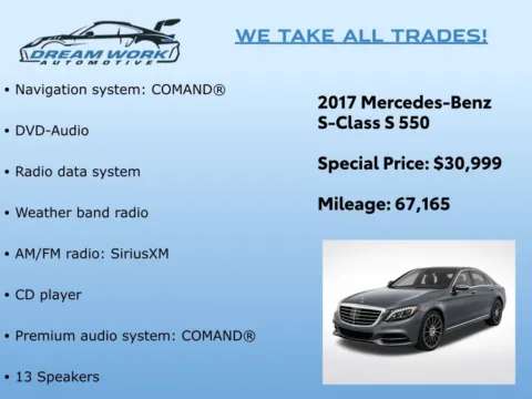 Photos of 2017 Mercedes-Benz S-Class S 550 for sale in Charlotte, NC at Dream Work Automotive