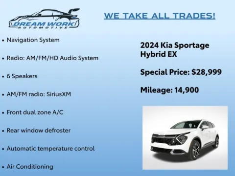 Photos of 2024 Kia Sportage Hybrid EX for sale in Charlotte, NC at Dream Work Automotive