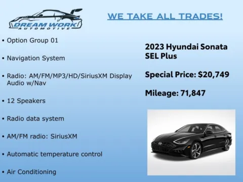 Photos of 2023 Hyundai Sonata SEL Plus for sale in Charlotte, NC at Dream Work Automotive