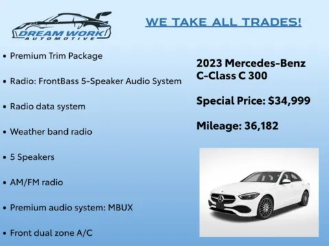 Photos of 2023 Mercedes-Benz C-Class C 300 for sale in Charlotte, NC at Dream Work Automotive