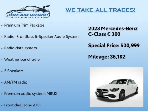 Photos of 2023 Mercedes-Benz C-Class C 300 for sale in Charlotte, NC at Dream Work Automotive