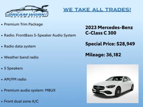 Photos of 2023 Mercedes-Benz C-Class C 300 for sale in Charlotte, NC at Dream Work Automotive