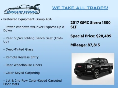 Photos of 2017 GMC Sierra 1500 SLT for sale in Charlotte, NC at Dream Work Automotive