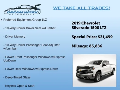 Photos of 2019 Chevrolet Silverado 1500 LTZ for sale in Charlotte, NC at Dream Work Automotive