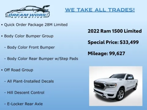 Photos of 2022 Ram 1500 Limited for sale in Charlotte, NC at Dream Work Automotive