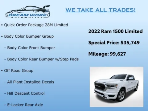 Photos of 2022 Ram 1500 Limited for sale in Charlotte, NC at Dream Work Automotive