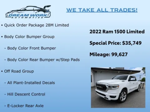 Photos of 2022 Ram 1500 Limited for sale in Charlotte, NC at Dream Work Automotive
