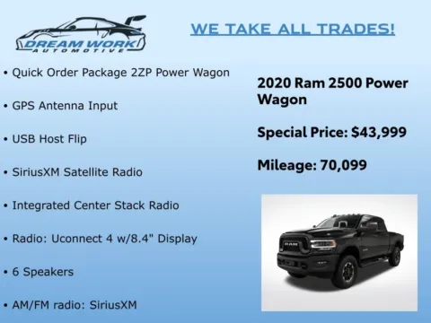 Photos of 2020 Ram 2500 Power Wagon for sale in Charlotte, NC at Dream Work Automotive