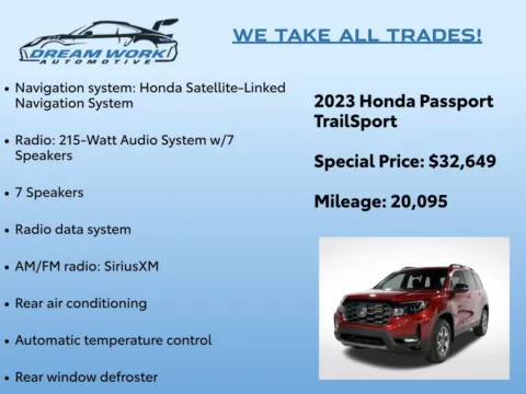 Photos of 2023 Honda Passport TrailSport for sale in Charlotte, NC at Dream Work Automotive