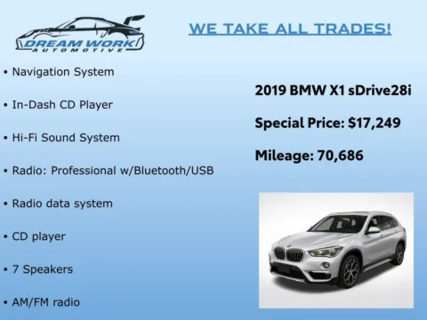 Photos of 2019 BMW X1 sDrive28i for sale in Charlotte, NC at Dream Work Automotive