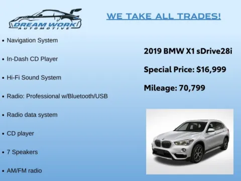 Photos of 2019 BMW X1 sDrive28i for sale in Charlotte, NC at Dream Work Automotive