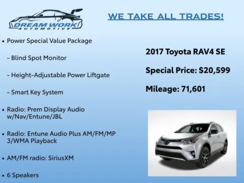 Photos of 2017 Toyota RAV4 SE for sale in Charlotte, NC at Dream Work Automotive