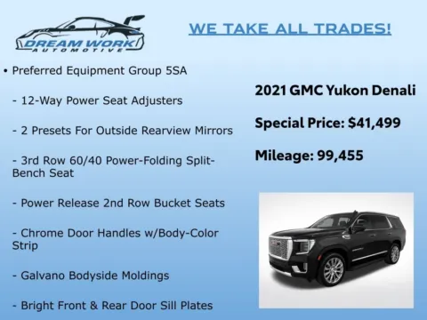 Photos of 2021 GMC Yukon Denali for sale in Charlotte, NC at Dream Work Automotive