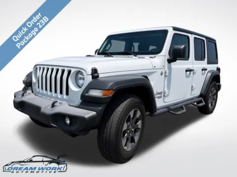 White 2018 Jeep Wrangler Unlimited Sport for sale in Charlotte, NC