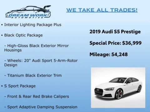 Photos of 2019 Audi S5 Sportback Prestige for sale in Charlotte, NC at Dream Work Automotive