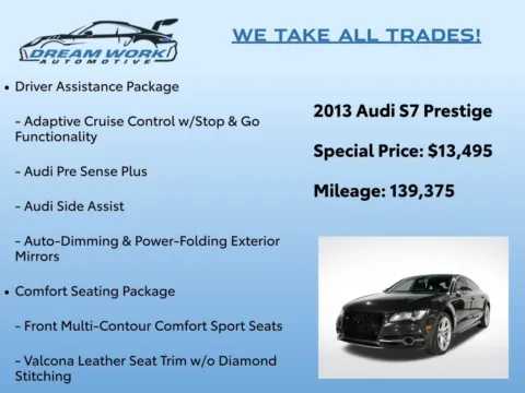 Photos of 2013 Audi S7 4.0T Prestige for sale in Charlotte, NC at Dream Work Automotive