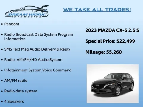 Photos of 2023 Mazda CX-5 2.5 S for sale in Charlotte, NC at Dream Work Automotive