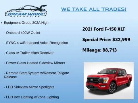 Photos of 2021 Ford F-150 XLT for sale in Charlotte, NC at Dream Work Automotive