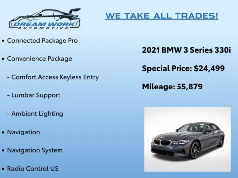 Photos of 2021 BMW 3 Series 330i for sale in Charlotte, NC at Dream Work Automotive