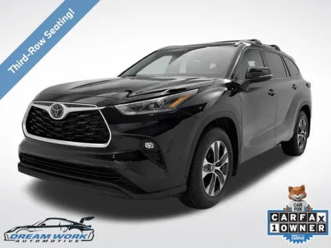 Black 2022 Toyota Highlander XLE for sale in Charlotte, NC
